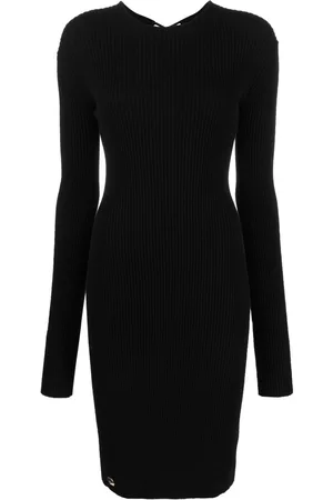 Philipp Plein Vestido midi con detalle de cordones