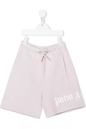 Palm Angels Pantalones cortos de chándal con logo