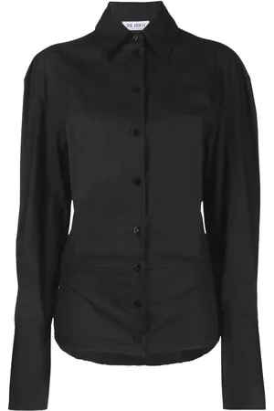 The Attico Camisa de manga larga con detalle de cordones