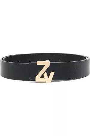 Zadig & Voltaire Cinturón con placa del logo