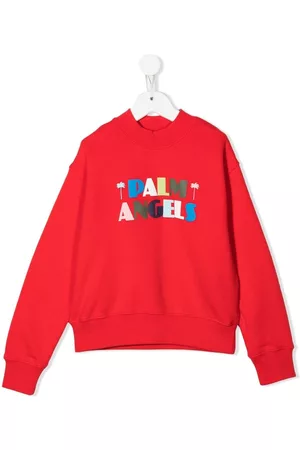 Palm Angels Jersey con cuello redondo y logo