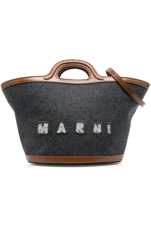 Marni Bolso shopper con logo estampado
