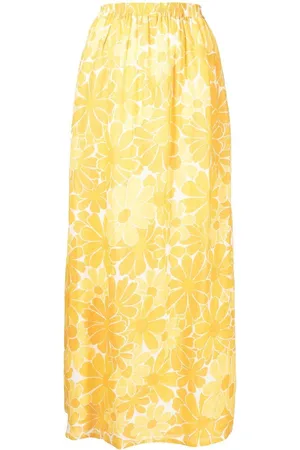 FAITHFULL THE BRAND Falda Danita larga con estampado floral
