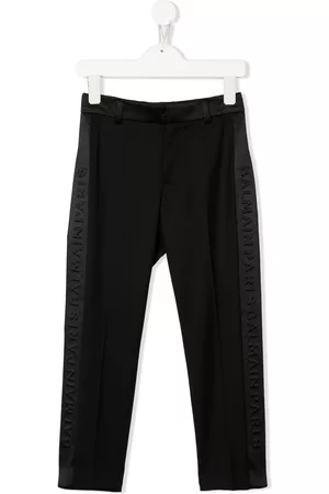Balmain Leggins con franja del logo