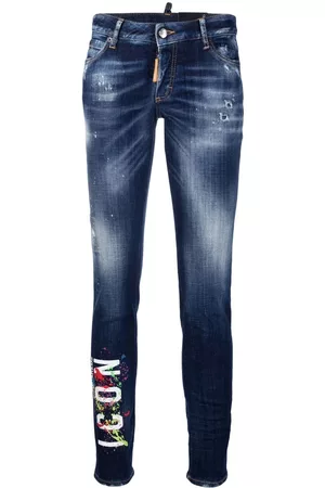 Dsquared2 Vaqueros skinny con salpicaduras de pintura