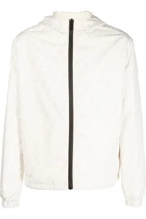 Fendi Chaqueta con capucha y logo FF