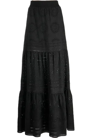 ALICE+OLIVIA Falda Reise larga a capas
