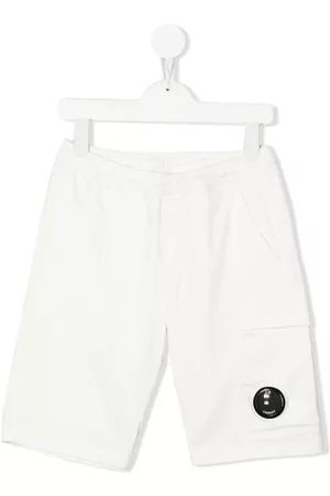 C.P. Company Pantalones cortos de deporte con parche del logo