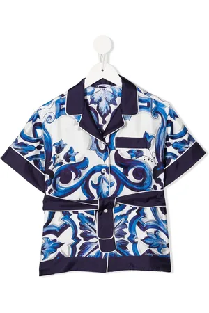 Dolce & Gabbana Camisa con motivo Majolica