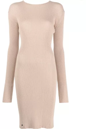 Philipp Plein Vestido midi con detalle de cordones