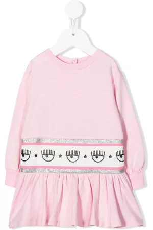 Chiara Ferragni Vestido tipo jersey con franja del logo