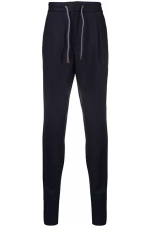 Brunello Cucinelli Pantalones rectos de talle alto