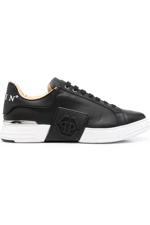 Philipp Plein Zapatillas bajas con motivo hexagonal