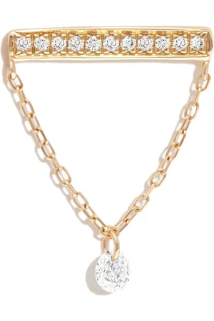 PERSÉE Pendientes en oro amarillo de 18kt con diamantes