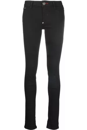 Philipp Plein Vaqueros skinny de talle alto