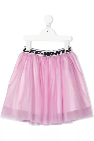 OFF-WHITE Falda con logo bordado