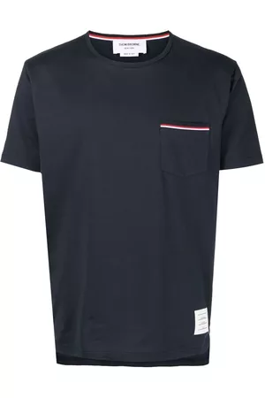 Thom Browne Camiseta con bolsillo