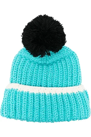 Patou Gorro de punto con ribete de pompón