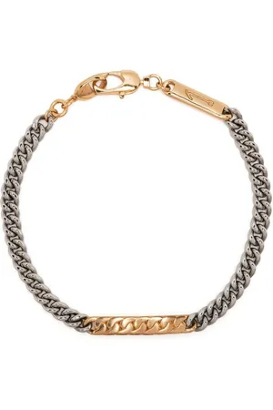 CAPSULE ELEVEN Pulsera de cadena con logo grabado