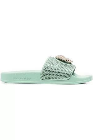 Philipp Plein Chanclas Skull con strass