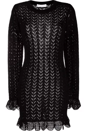 J.W.Anderson Vestido con borde festoneado