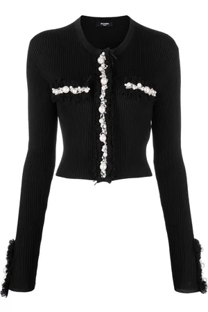 Balmain Cárdigan de canalé