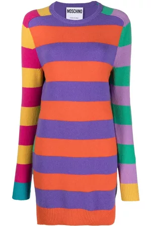 Moschino Vestido estilo jersey a rayas