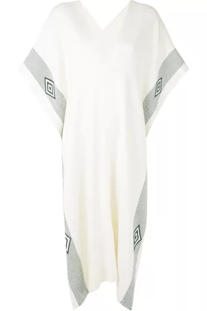Voz Poncho con motivo de rombos