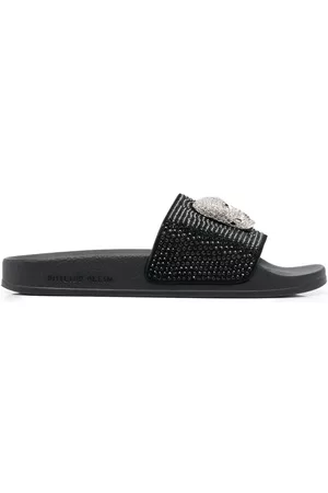 Philipp Plein Chanclas Skull con strass