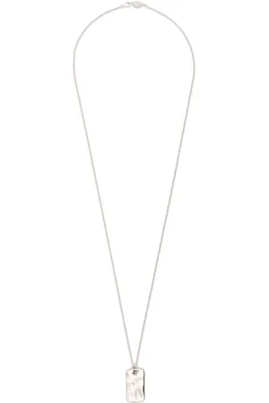 Dower and Hall Collar de cadena con charm forjado