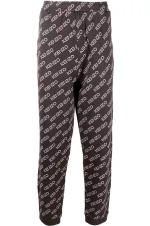 Kenzo Pantalones de chándal con logo estampado