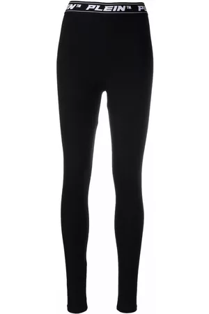 Philipp Plein Leggins con logo en la cinturilla