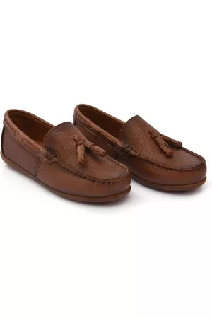 M. Moustache Mocasines con borla en el frente