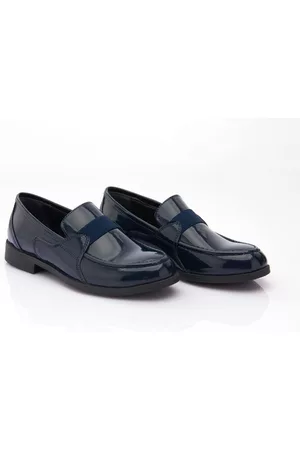 M. Moustache Mocasines de charol