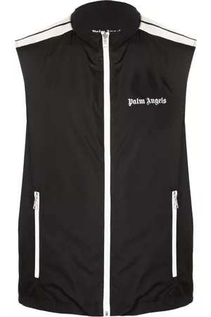 Palm Angels Chaqueta con cremallera y logo