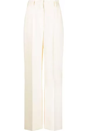 Nanushka Pantalones rectos de talle alto