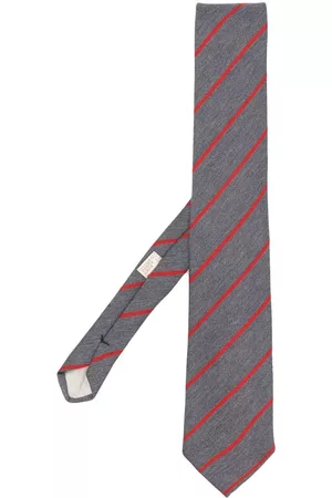 VERSACE Corbata de punto a rayas diagonales 1970