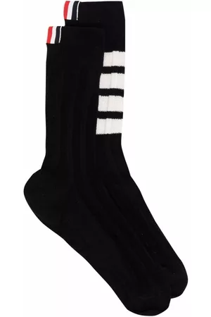 Thom Browne Calcetines a rayas con motivo 4-Bar