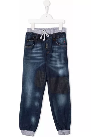 Philipp Plein Vaqueros con cintura con cordones