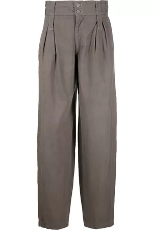 VERSACE Pantalones de talle alto 1980