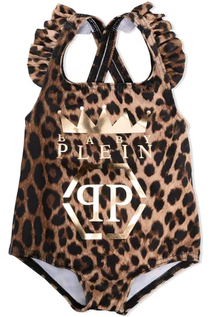 Philipp Plein Bañador con estampado de leopardo