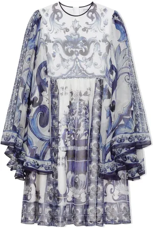 Dolce & Gabbana Vestido con motivo Majolica