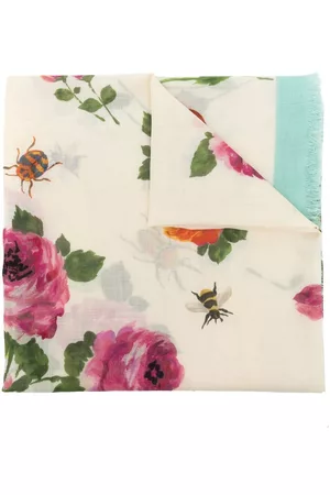 Gucci Fular con estampado floral