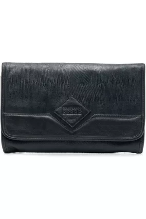 Gianfranco Ferré Bolso de mano con logo en relieve 1990