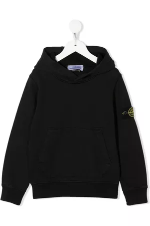Stone Island Sudadera con capucha y logo Compass