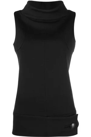 Balenciaga Top sin mangas con botones 2010