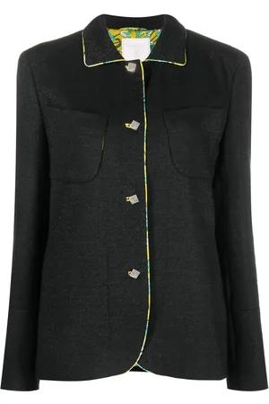 PUCCI Pre-Owned Chaqueta con ribete en contraste 2000