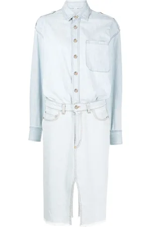 Stella McCartney Vestido camisero vaquero