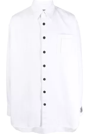 RAF SIMONS Camisa vaquera de manga larga