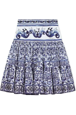 Dolce & Gabbana Falda con motivo Mayólica